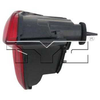 2017 Hyundai Sonata Tail Light Assembly Left Inner TYC 175526001 image 4 of 4