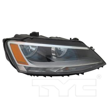 2013 Volkswagen Jetta Headlight Assembly Right TYC 2012561009 image 1 of 4
