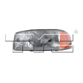 2001 GMC Yukon Headlight Assembly Left TYC 205568001 image 2 of 3