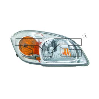 2007 Pontiac G5 Headlight Assembly Right TYC 206641009 image 3 of 4