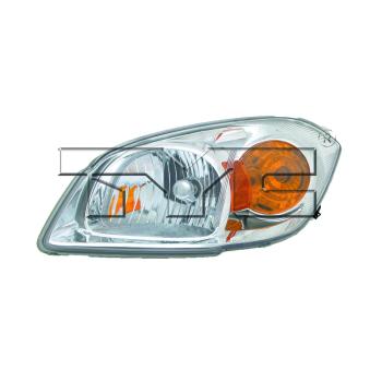 2007 Pontiac G5 Headlight Assembly Left TYC 206642009 image 4 of 4