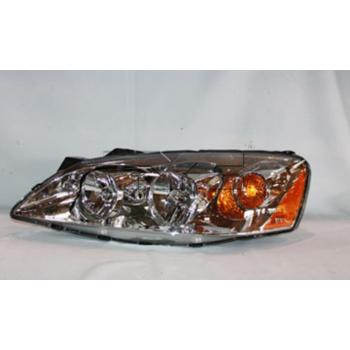 2007 Pontiac G6 Headlight Assembly Left TYC 20667800 image 2 of 2