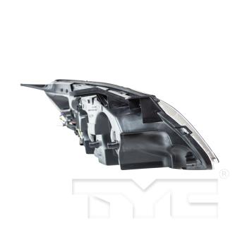 2007 Pontiac G6 Headlight Assembly Left TYC 206678009 image 4 of 4