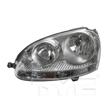 2009 Volkswagen Rabbit Headlight Assembly Left TYC 20668000 image 1 of 4