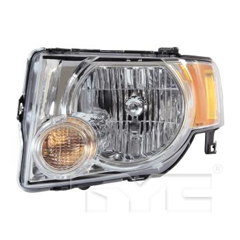 2008 Ford Escape Headlight Assembly Left TYC 206878009 image 1 of 4