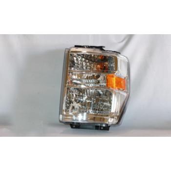 2009 Ford E-250 Headlight Assembly Left TYC 20695800 image 2 of 2
