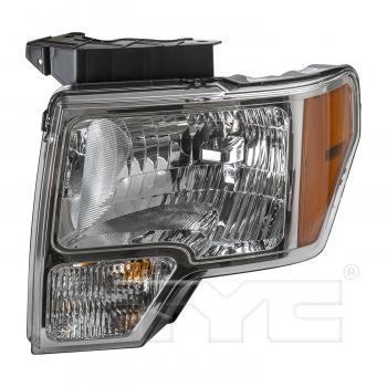 2011 Ford F-150 Headlight Assembly Left TYC 20907690 image 1 of 4