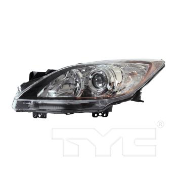 2013 Mazda 3 Headlight Assembly Left TYC 209086019 image 2 of 4