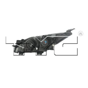 2013 Mazda 3 Headlight Assembly Left TYC 20908690 image 2 of 2