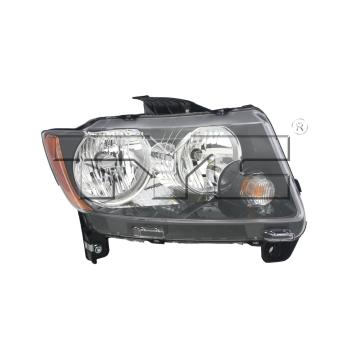 2014 Jeep Compass Headlight Assembly Right TYC 20916580 image 2 of 2