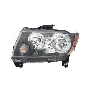 2014 Jeep Compass Headlight Assembly Left TYC 20916680 image 1 of 2