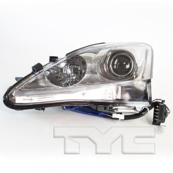 2010 Lexus IS350 Headlight Assembly Left TYC 20926801 image 1 of 4