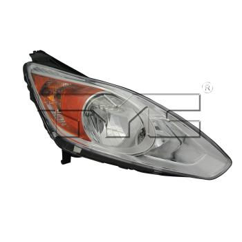 2013 Ford C-Max Headlight Assembly Right TYC 209557009 image 1 of 4