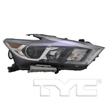 2017 Nissan Maxima Headlight Assembly Right TYC 209709009 image 3 of 4