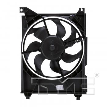 2004 Hyundai Sonata A/C Condenser Fan Assembly Right TYC 610700 image 2 of 4