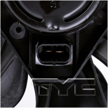 1994 Saturn SW2 Dual Radiator and Condenser Fan Assembly TYC 620390 image 3 of 4