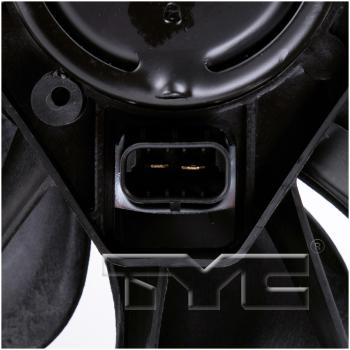 1994 Saturn SW2 Dual Radiator and Condenser Fan Assembly TYC 620390 image 4 of 4