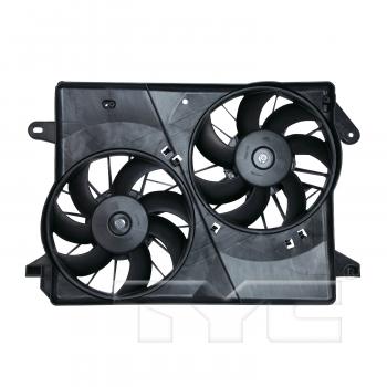 2007 Chrysler 300 Dual Radiator and Condenser Fan Assembly TYC 621160 image 1 of 3