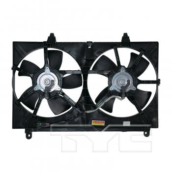 2007 Infiniti FX35 Dual Radiator and Condenser Fan Assembly TYC 621210 image 2 of 3