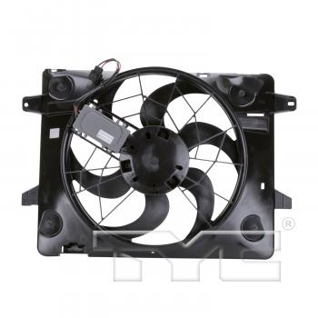 2005 Mercury Grand Marquis Dual Radiator and Condenser Fan Assembly TYC 621290 image 2 of 3