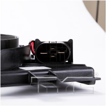 2008 Audi A3 Dual Radiator and Condenser Fan Assembly TYC 621460 image 3 of 4