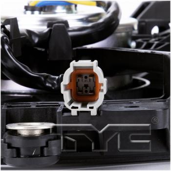 2017 Nissan Maxima Dual Radiator and Condenser Fan Assembly TYC 621660 image 3 of 4