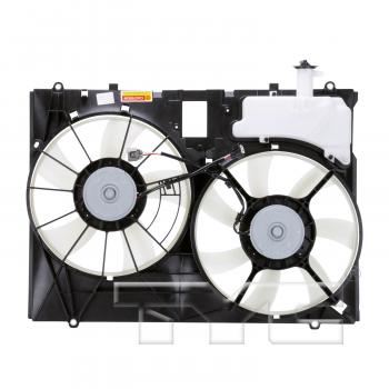 2007 Lexus RX350 Dual Radiator and Condenser Fan Assembly TYC 622190 image 2 of 4