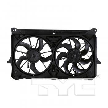 2006 GMC Yukon Dual Radiator and Condenser Fan Assembly TYC 622230 image 1 of 4