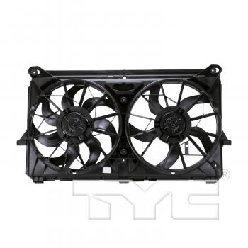 2006 GMC Yukon Dual Radiator and Condenser Fan Assembly TYC 622230 image 2 of 4