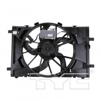 2010 Ford Fusion Dual Radiator and Condenser Fan Assembly TYC 622430 image 2 of 3