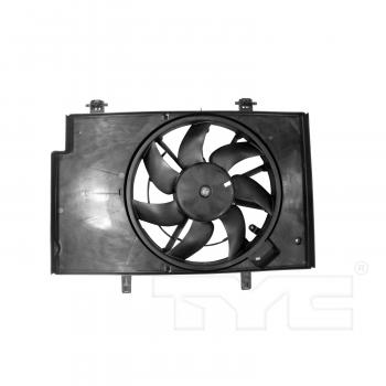 2015 Ford Fiesta Dual Radiator and Condenser Fan Assembly