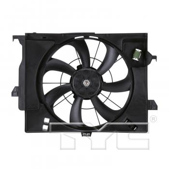 2015 Kia Rio Dual Radiator and Condenser Fan Assembly