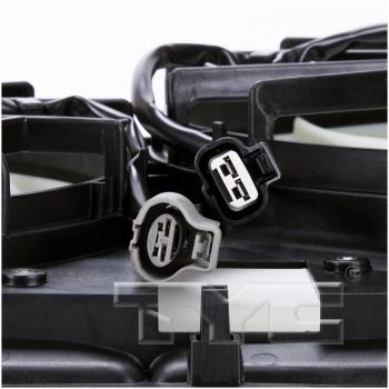 2014 Toyota Sienna Dual Radiator and Condenser Fan Assembly TYC 622670 image 3 of 3