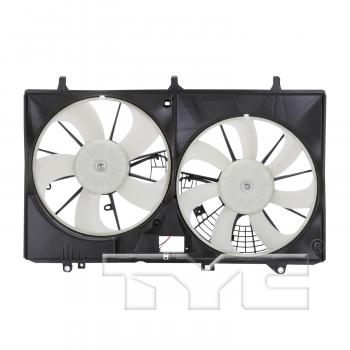 2011 Lexus RX450h Dual Radiator and Condenser Fan Assembly