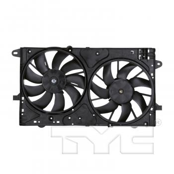 2014 Chevrolet Impala Dual Radiator and Condenser Fan Assembly TYC 622850 image 1 of 4