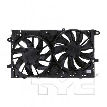 2014 Chevrolet Impala Dual Radiator and Condenser Fan Assembly TYC 622850 image 2 of 4