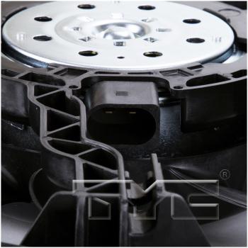 2013 Audi A5 Dual Radiator and Condenser Fan Assembly TYC 622940 image 3 of 4