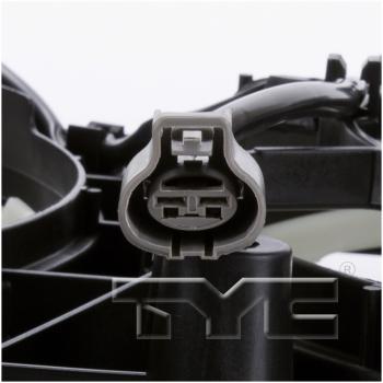 2016 Lexus ES350 Dual Radiator and Condenser Fan Assembly TYC 622950 image 3 of 4