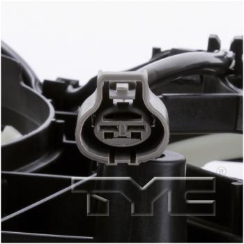 2016 Lexus ES350 Dual Radiator and Condenser Fan Assembly TYC 622950 image 4 of 4