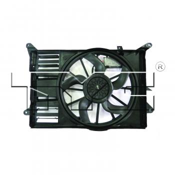 2013 Ford Edge Dual Radiator and Condenser Fan Assembly TYC 623140 image 1 of 4