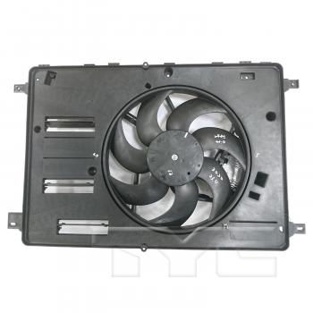 2015 Volvo XC70 Dual Radiator and Condenser Fan Assembly TYC 623790 image 1 of 3