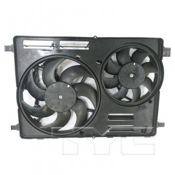 2015 Volvo XC70 Dual Radiator and Condenser Fan Assembly TYC 623840 image 1 of 3