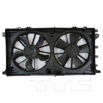 2019 Lincoln Navigator Dual Radiator and Condenser Fan Assembly TYC 624570 image 1 of 4