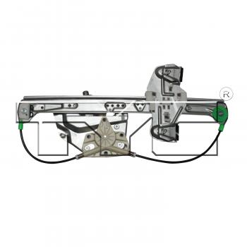 2003 Cadillac DeVille Power Window Motor and Regulator Assembly Rear Right TYC 660265 image 2 of 3