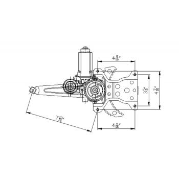 2007 Lexus RX350 Power Window Motor and Regulator Assembly Rear Left TYC 660390 image 1 of 1