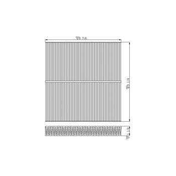 2007 Acura TSX Cabin Air Filter TYC 800016P image 2 of 2